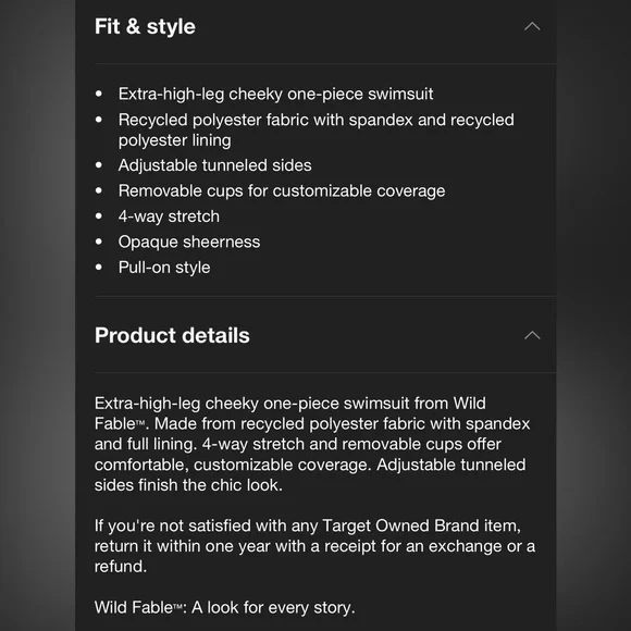 Women’s Wild Fable Extra High Leg Cheeky Adjustable Floral One Piece Swimsuit M - Picture 15 of 16